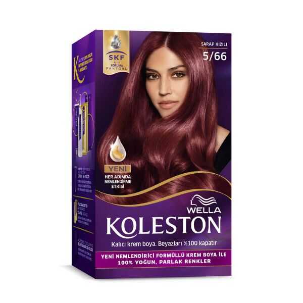 Koleston Kit Hair Color 5/66 Wine Red Dye