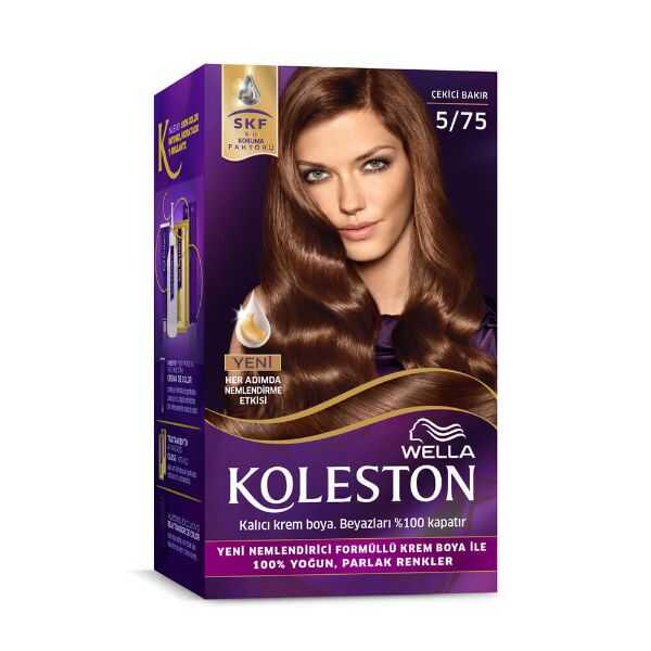 Koleston Kit Hair Dye 5/75 Attractive Copper Permanent Color