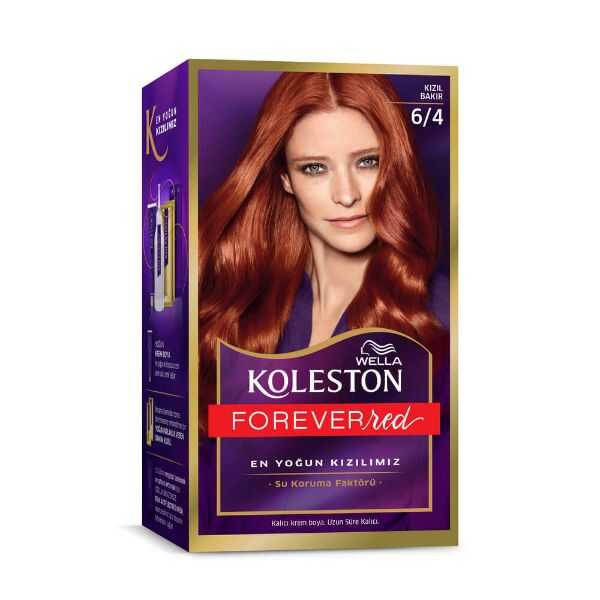 Koleston Kit Hair Color 6/4 Red Copper Permanent Dye