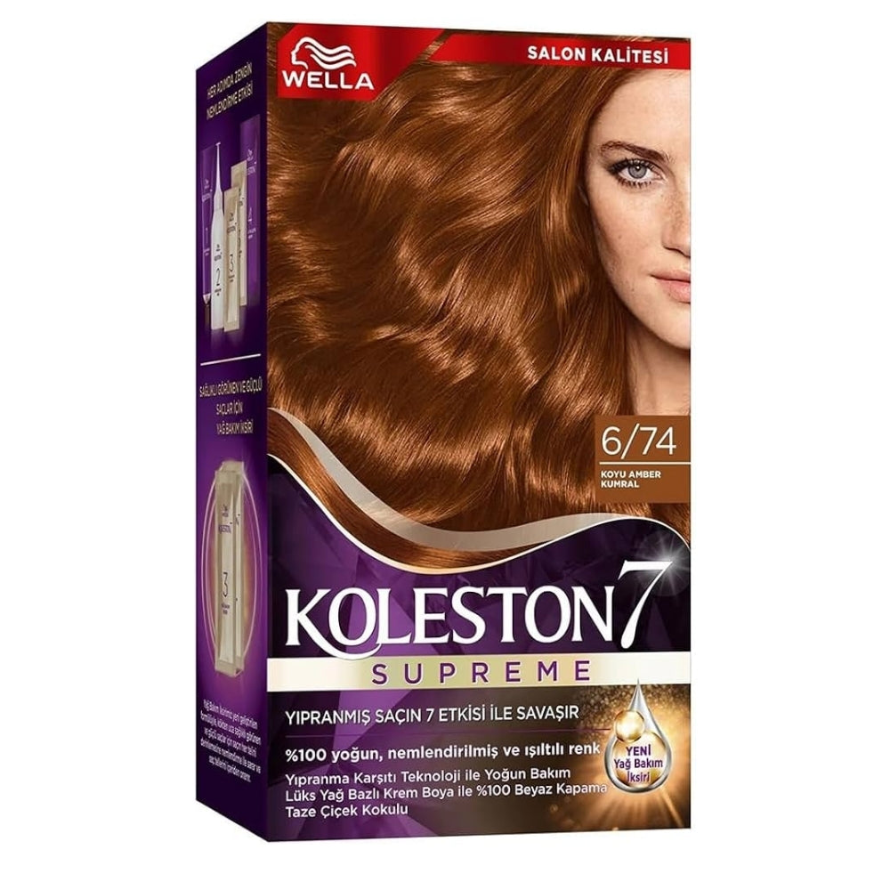 Koleston Kit Hair Color 6/74 Terracotta Vibrant Dye