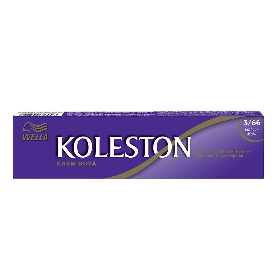 Koleston Tube Hair Dye 366 Eggplant Purple for Vibrant Color 1 Count