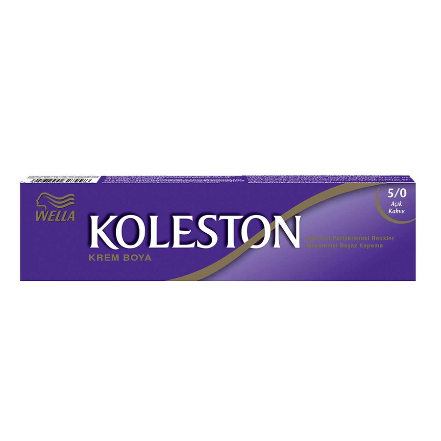 Koleston Tube Hair Color 50 Light Brown for Rich Shine