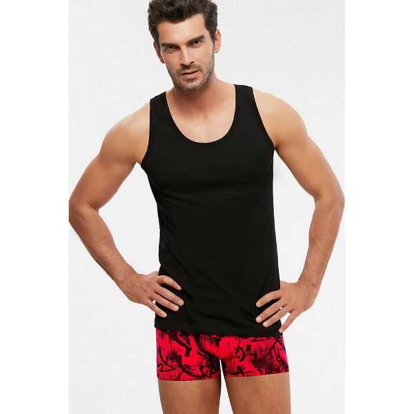 Kom Henry 9009 Men's Black Undershirt Tank Top