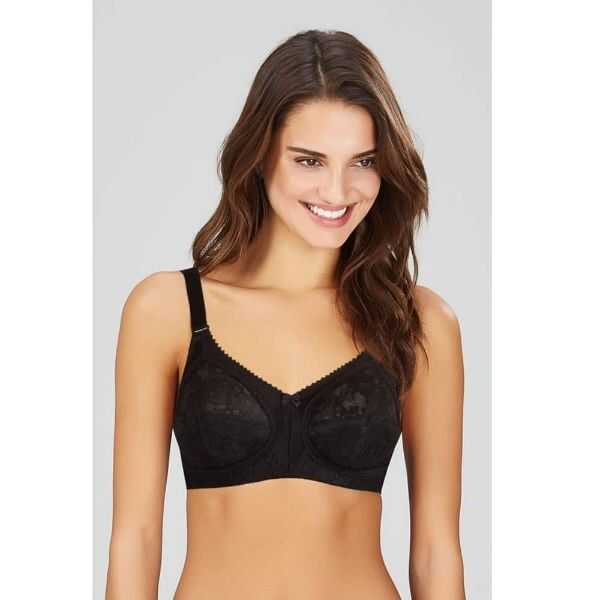 Kom 9028 Romance Elegant Support Daily Bra in Black