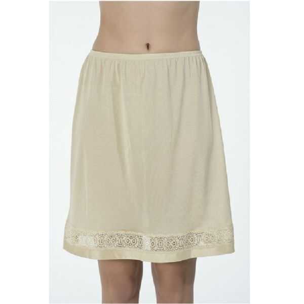 Kom Mini Jupon Nude Half Slip Petticoat for Smooth Silhouette