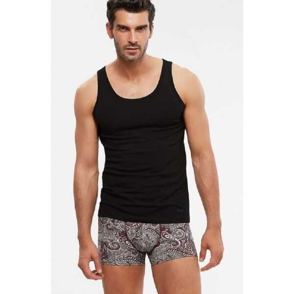 Kom Scott Men's Black Undershirt Comfort Layering 2-Pack