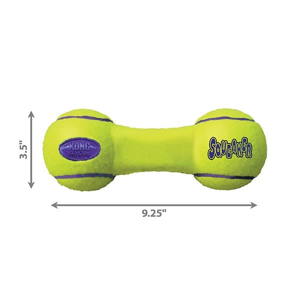 KONG AirDog Dumbbell Squeaker Dog Toy for Fetch 23 cm
