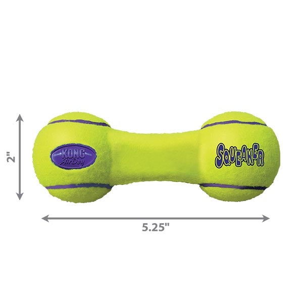 KONG AirDog Squeaker Dumbbell Interactive Dog Toy 18 cm