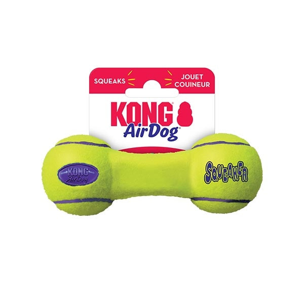 KONG AirDog Squeaker Dumbbell Interactive Dog Toy 18 cm