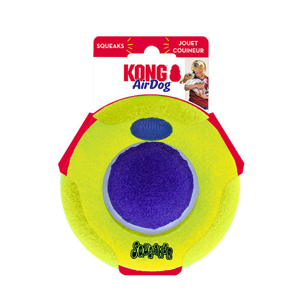 KONG AirDog Squeaker Ball Durable Fetch Toy for Dogs M/L
