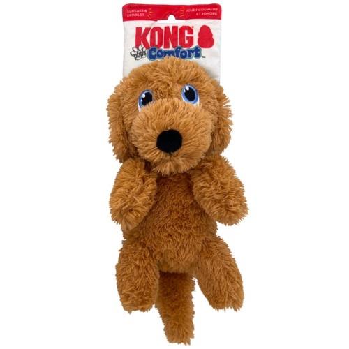 KONG Comfort Pups Goldie Plush Dog Toy for Snuggling Medium