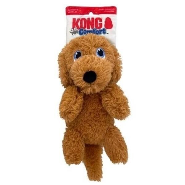KONG Comfort Pups Goldie Plush Dog Toy for Snuggling Medium