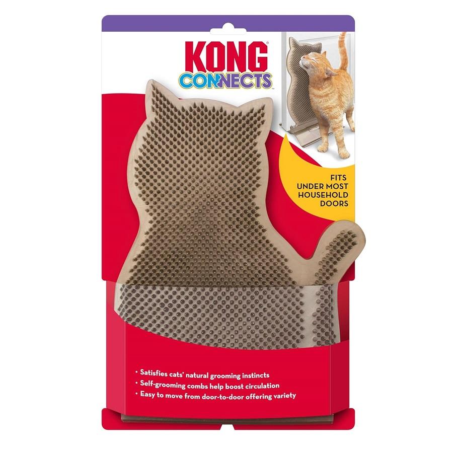 KONG Connects Cat Grooming Massager and Scratching Station