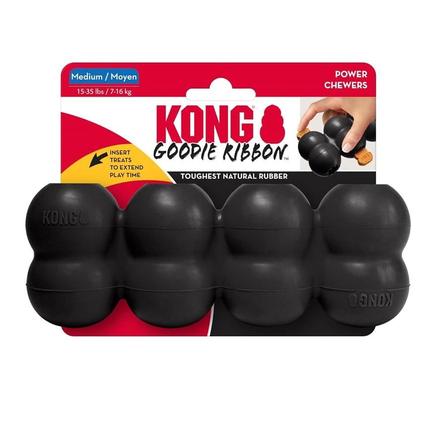 KONG Extreme Goodie Bone Ultra Durable Rubber Dog Toy Medium