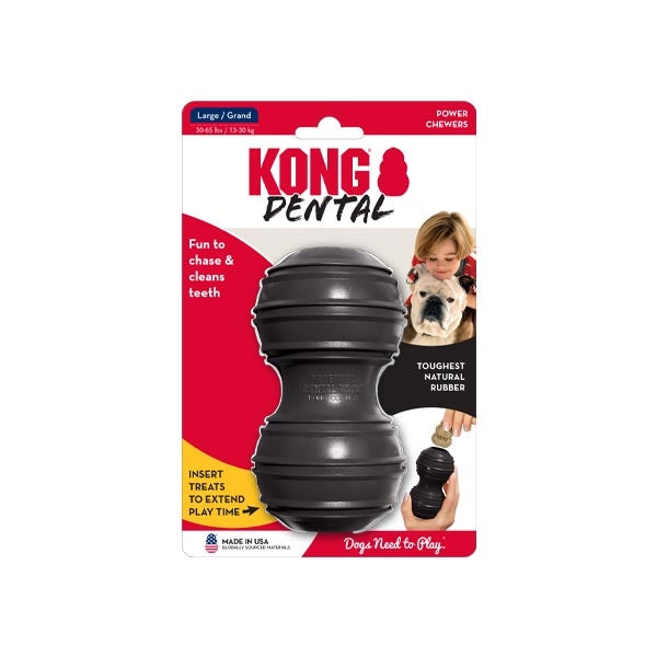 KONG Extreme Dental Rubber Dog Toy for Strong Chewers Large