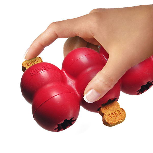 KONG Goodie Ribbon Interactive Snack Dispenser Toy Medium