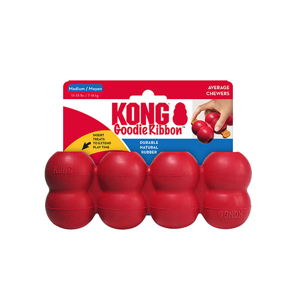 KONG Goodie Ribbon Interactive Snack Dispenser Toy Medium