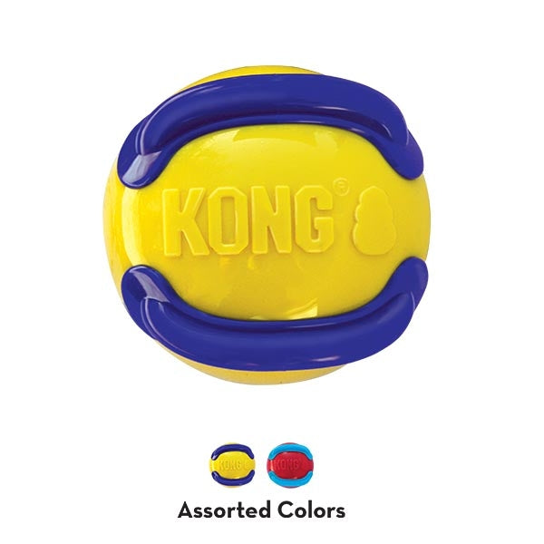 KONG Jaxx Brights Sandwich Squeaky Dog Toy Medium