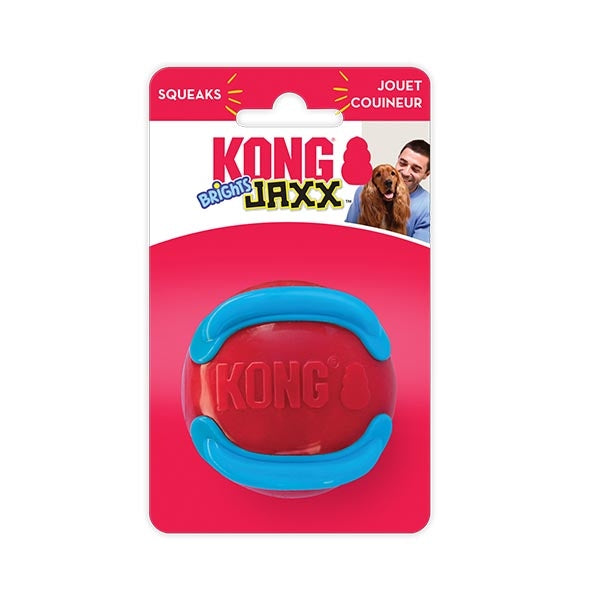 KONG Jaxx Brights Sandwich Squeaky Dog Toy Medium