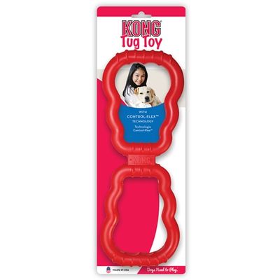 KONG Tug Dog Toy Durable Natural Rubber 33 cm