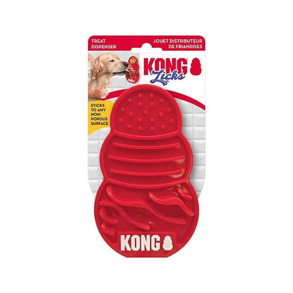KONG Licks Dog Liquid Food Lick Toy (L) for Large Dogs