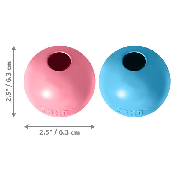 KONG Puppy Ball Hollow Rubber Interactive Toy 7.6 cm