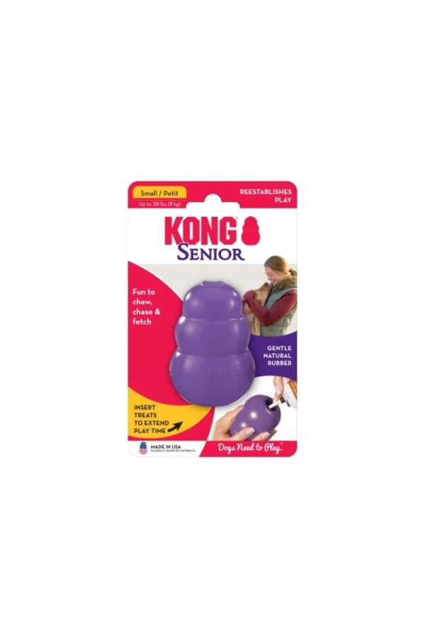 KONG Senior Dog Chew Toy for Aging Dogs Small