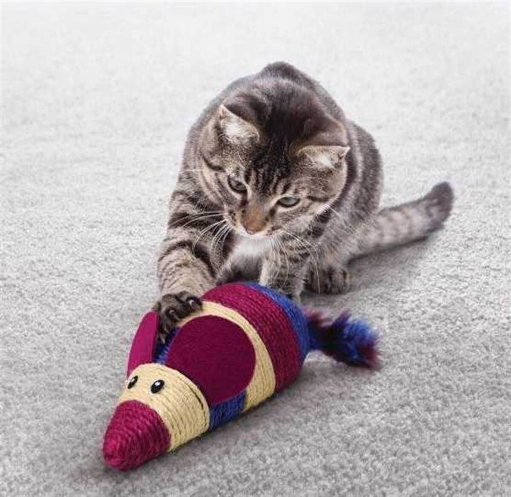 KONG Wrangler Mouse Catnip Toy with Scratching Texture
