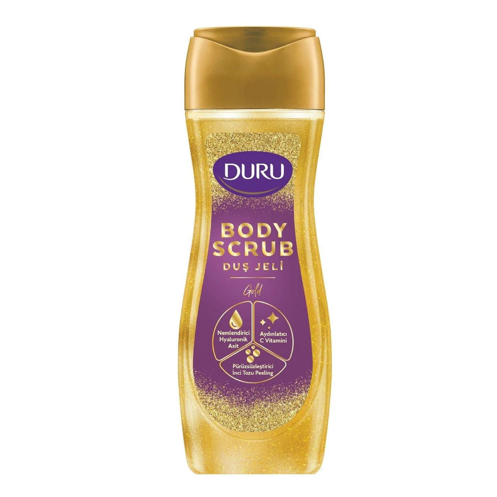 Duru Body Scrub Gold Exfoliating Shower Gel 450 ml