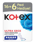 Kotex Ultra Night Sanitary Pads for Secure Comfort 22 Count