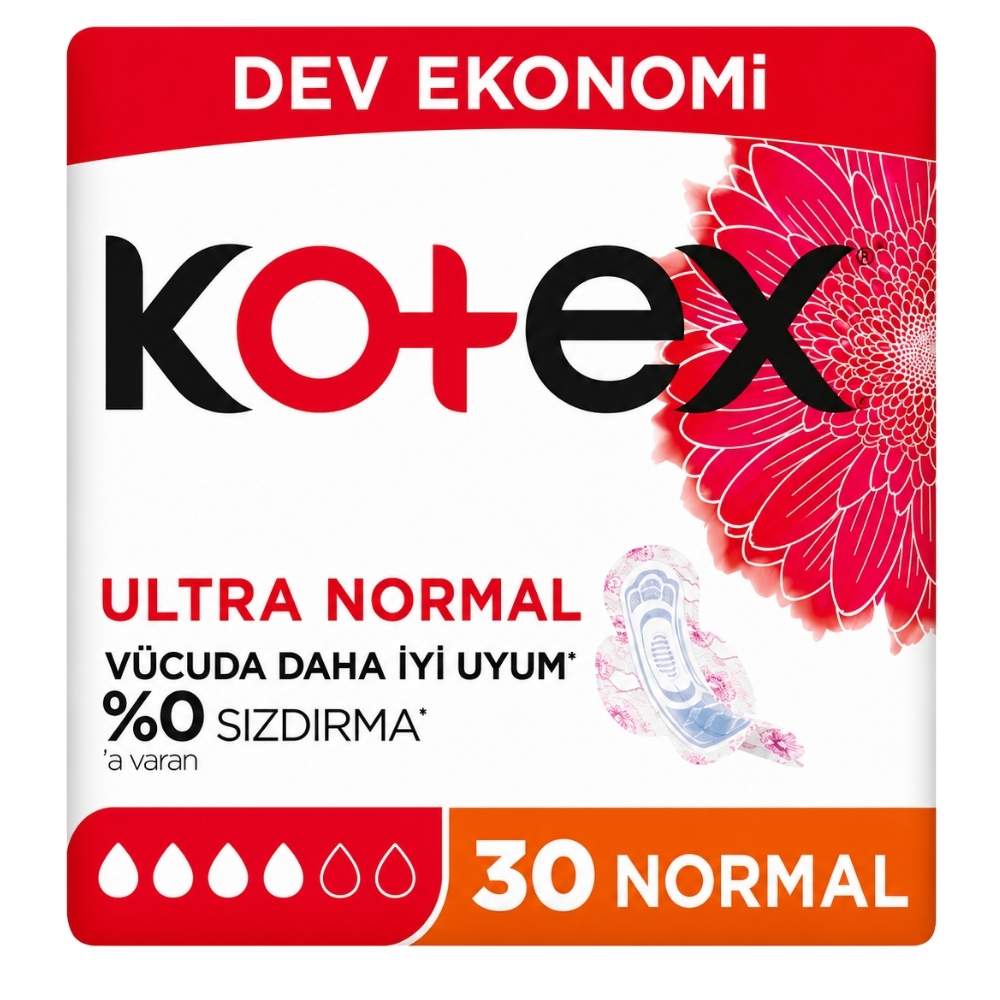 Kotex Ultra Normal Pads for Daily Protection 30 Count