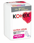 Kotex Ultra Long Sanitary Pads for Daily Protection 26 Count