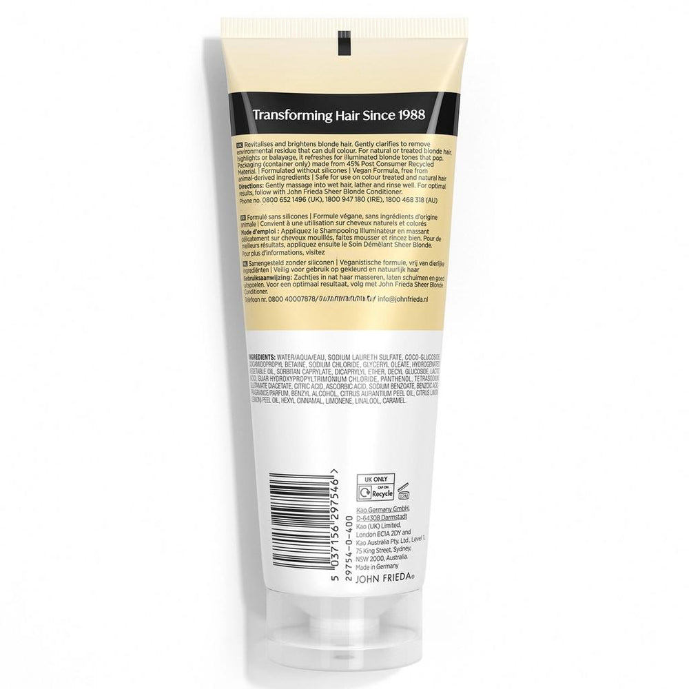 John Frieda Sheer Blonde Highlight Activating Shampoo 250 ml