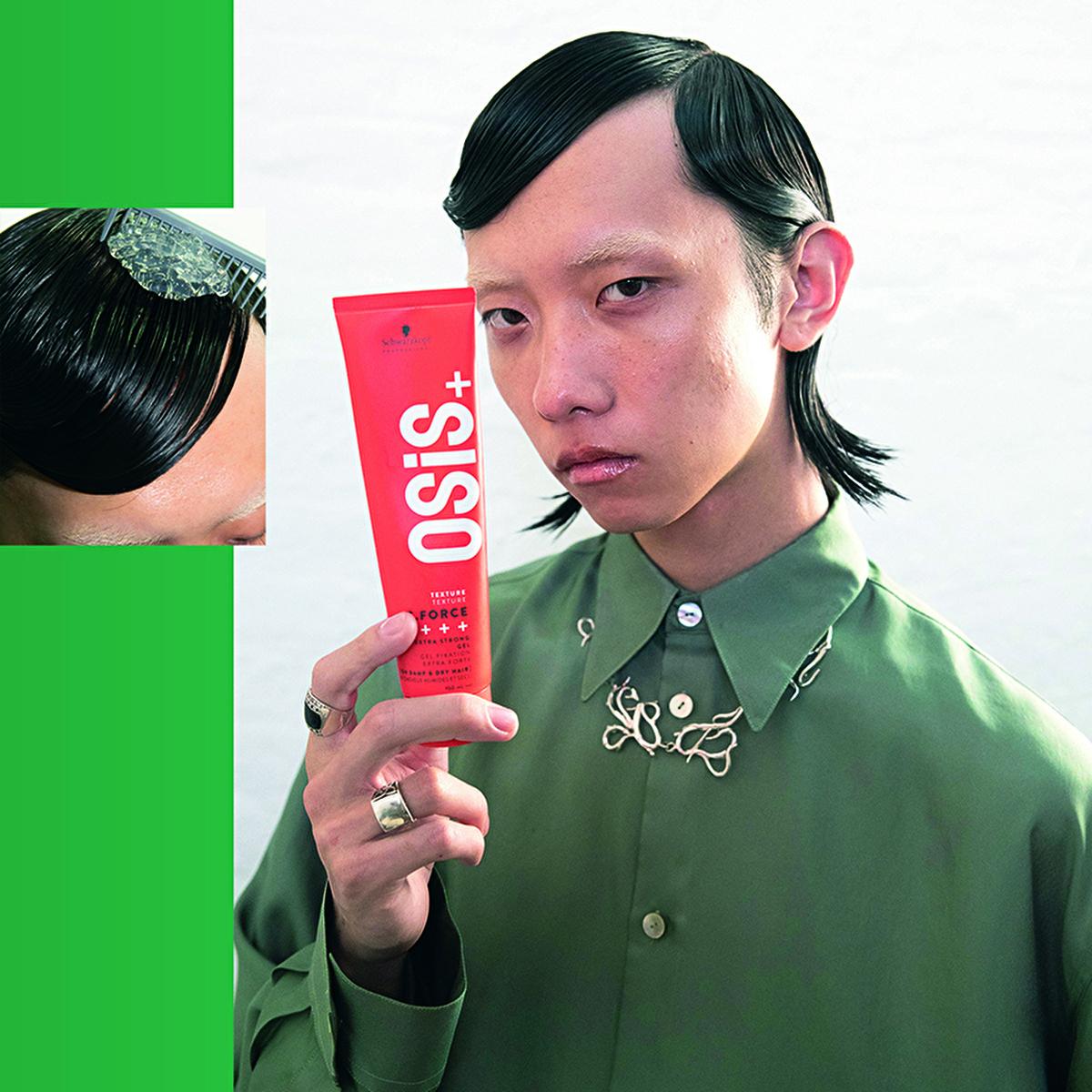 Osis G. Force Strong Control Hair Gel - Extra Strong Hold, Non-Flaking, 5.07 fl oz Osis G. Force Hair Gel - Extra Strong Hold &amp; Shine strong hold hair gel, styling gel, non-flaking hair product, extra strong hold hair styling, Osis G. Force hair gel, hair styling products, strong hold styling, hair gel for men, hair gel for women, styling products for complex hairstyles