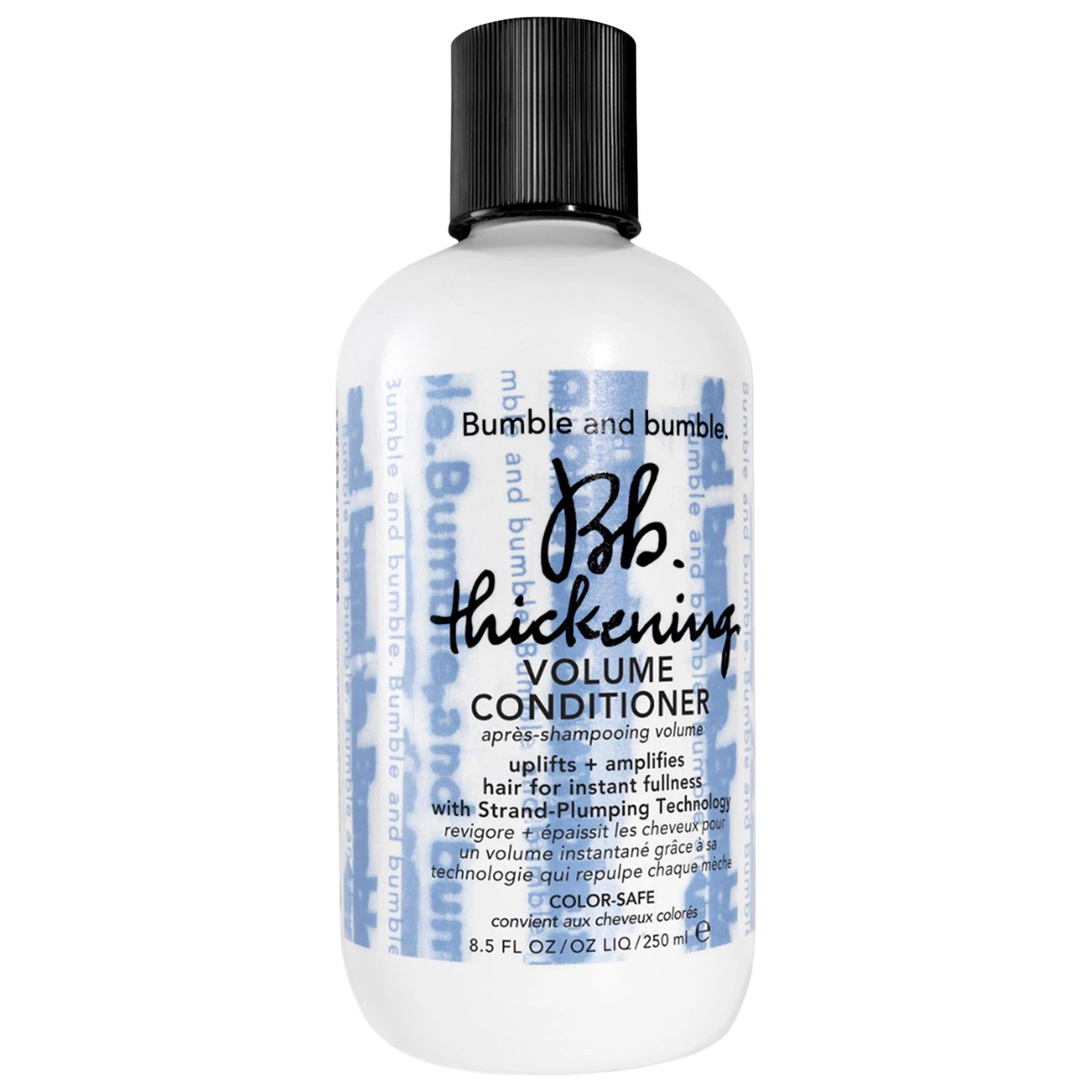 Bumble and bumble Thickening Volume Conditioner - Hair Thickening Conditioner for Fine/Medium Hair, Color-Safe, Hydrating, Volumizing Bumble and bumble Thickening Volume Conditioner - Instantly Thickens Hair hair thickening conditioner, color-safe conditioner, hydrating conditioner, paraben-free hair care, volumizing hair products, hair care for fine hair, hair care for medium hair, cruelty-free hair products, Strand-Plumping Technology, Panthenol, Pro-Vitamin B5, thickening hair products, hair volumizer, h
