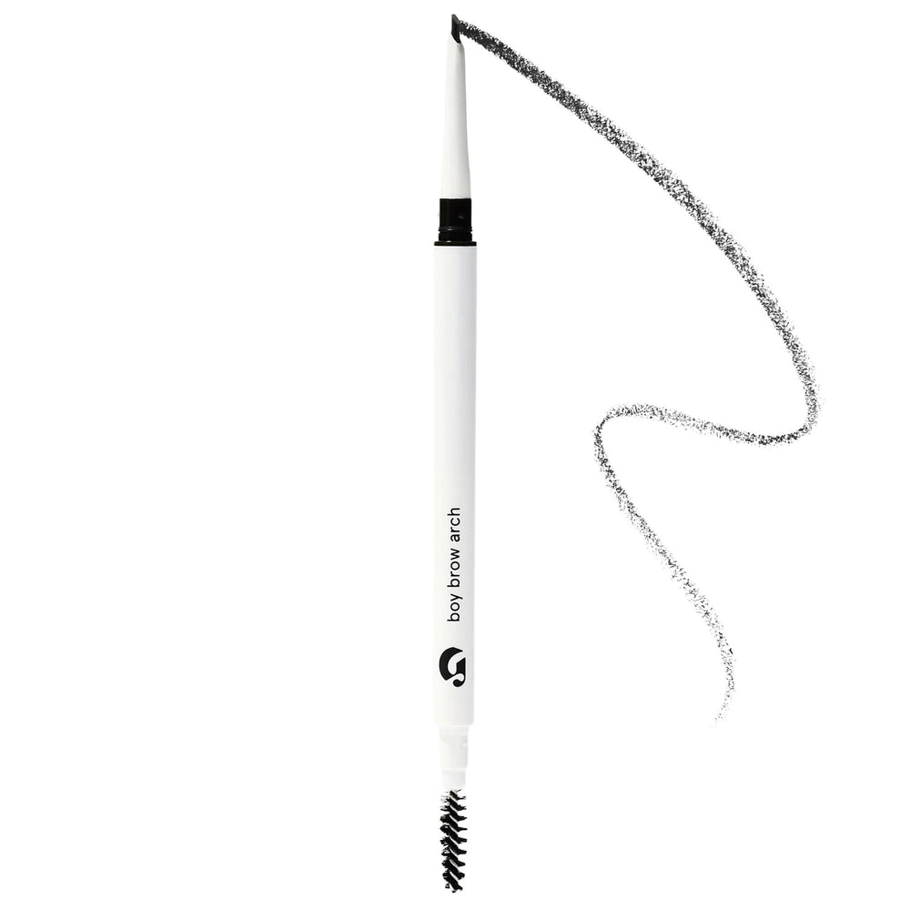 Glossier Boy Brow Arch 2-in-1 Longwear Pomade Eyebrow Pencil - Waterproof, Smudge-Resistant, Vegan & Cruelty-Free Glossier Boy Brow Arch: Long-Lasting Eyebrow Pencil longwear eyebrow pencil, pomade brow pencil, water-resistant makeup, smudge-resistant brow product, vegan eyebrow makeup, gluten-free cosmetics, cruelty-free beauty products, eyebrow makeup, brow pencil, Glossier, cosmetic, beauty product, vegan, gluten-free, cruelty-free