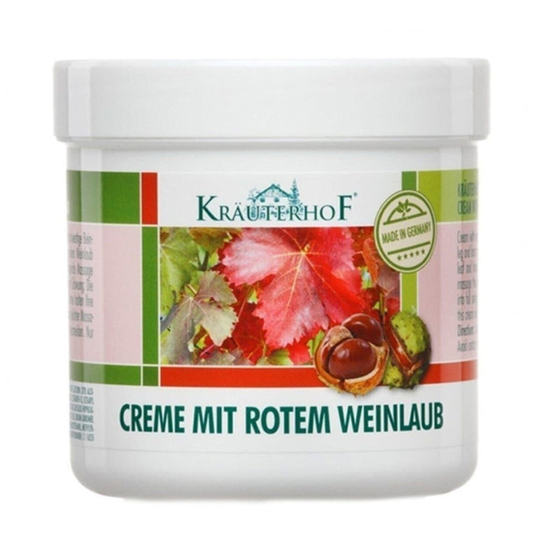 Krauterhof Red Vine Leaf Leg Cream for Tired Legs 100 ml