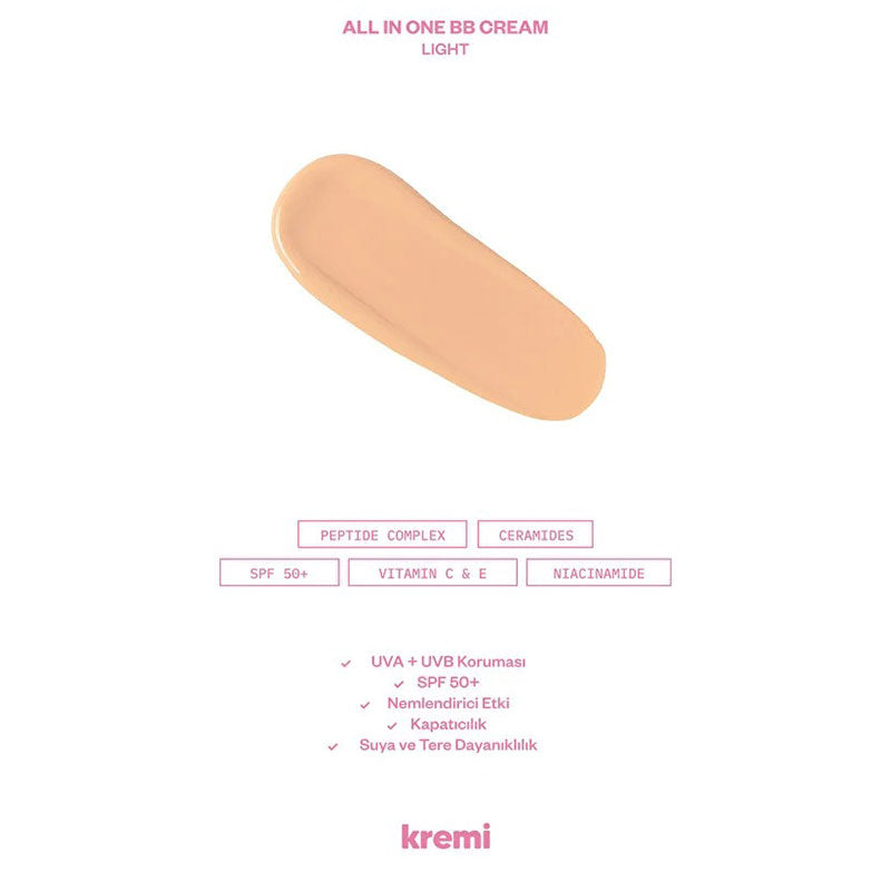 Kremi All IN One BB Cream Light SPF50 Skin Perfector 50 ml