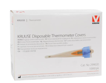 Kruuse Veterinary Thermometer Covers Latex-Free 1000 Count