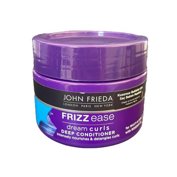 John Frieda Frizz Ease Deep Conditioning Hair Mask - 250ml, Moisturizing Treatment for Frizzy, Curly Hair John Frieda Frizz Ease Deep Conditioning Hair Mask - 250ml John Frieda Frizz Ease Deep Conditioner, Deep Conditioning Hair Mask, Frizz Reduction, Hair Moisturizer, Crambe Abissinica Seed Oil, Hair Care, Curly Hair, Frizzy Hair, Hydrating Hair Mask, Hair Treatment, Moisturizing Hair Mask, Hair Nourishment, Smooth Hair, Manageable Hair
