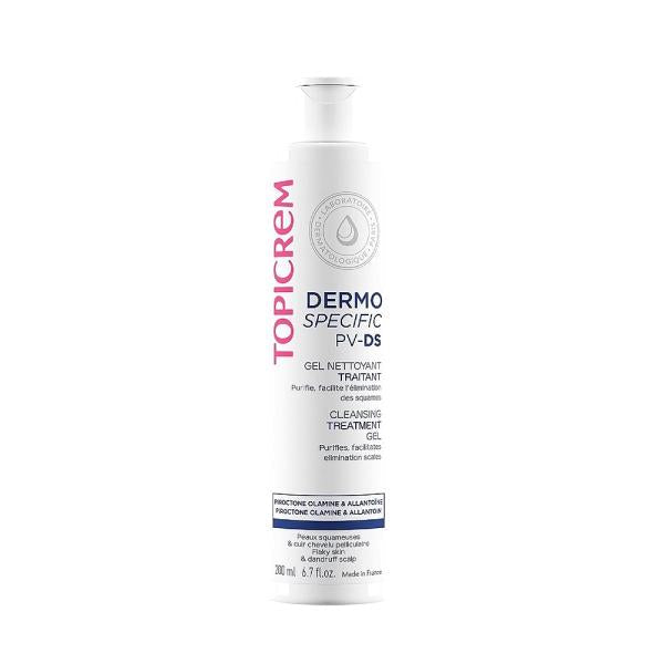 Topicrem PV/DS Cleansing Gel for Body and Hair - Gentle, Soothing, For Sensitive Skin & Scalp - 200ml - image 2