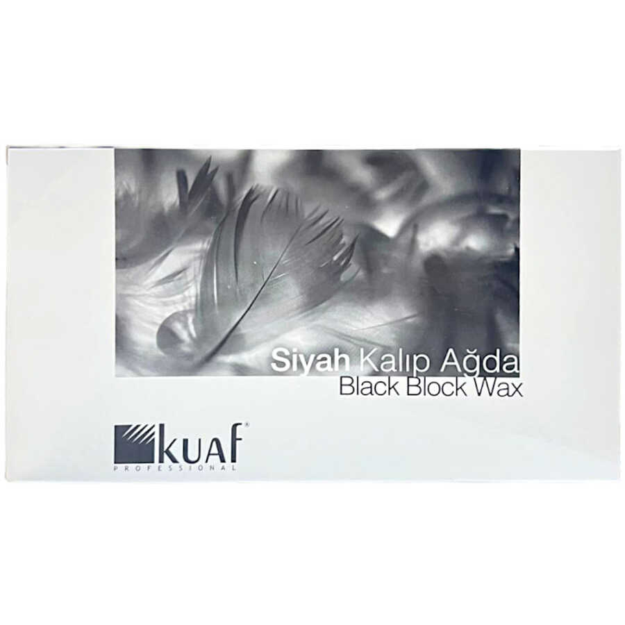 Kuaf Black Hard Wax Beads for Sensitive Areas 400g