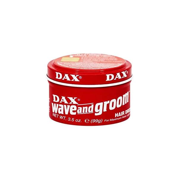 Dax Wave and Groom Hair Styling Product for Wavy Hair - Strong Hold, Creamy Texture, 99g Dax Wave & Groom for Wavy Hair - Strong Hold hair styling product, wavy hair, strong hold, creamy hair product, mineral oil hair care, wave definition, hair care, styling product, men's grooming, hair texture enhancement