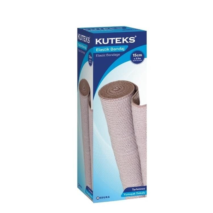 Kuteks Elastic Bandage for Support and Compression 15cm x 3.5m