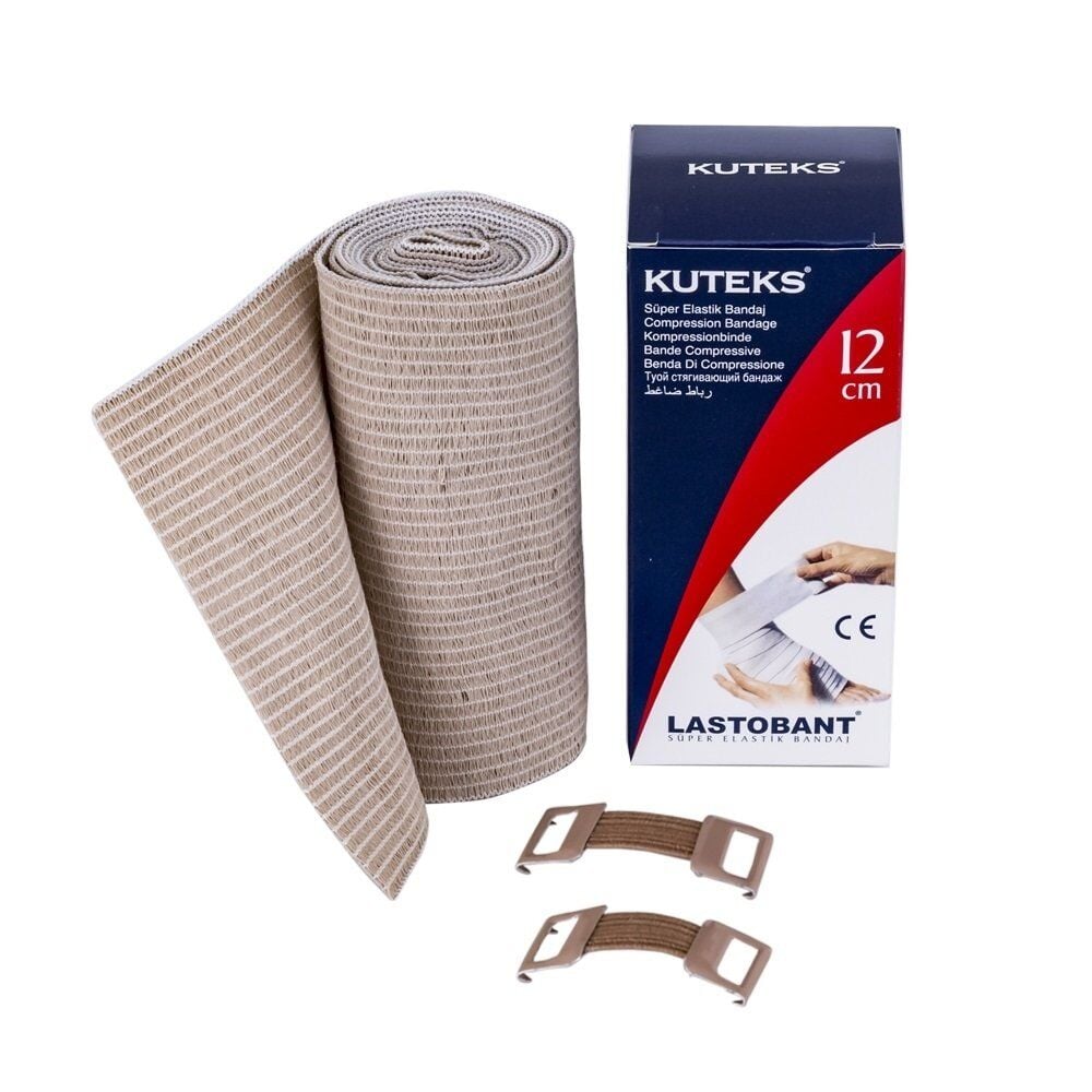 Kuteks Lastobant Elastic Bandage Flesh Tone 12cm x 1.5m