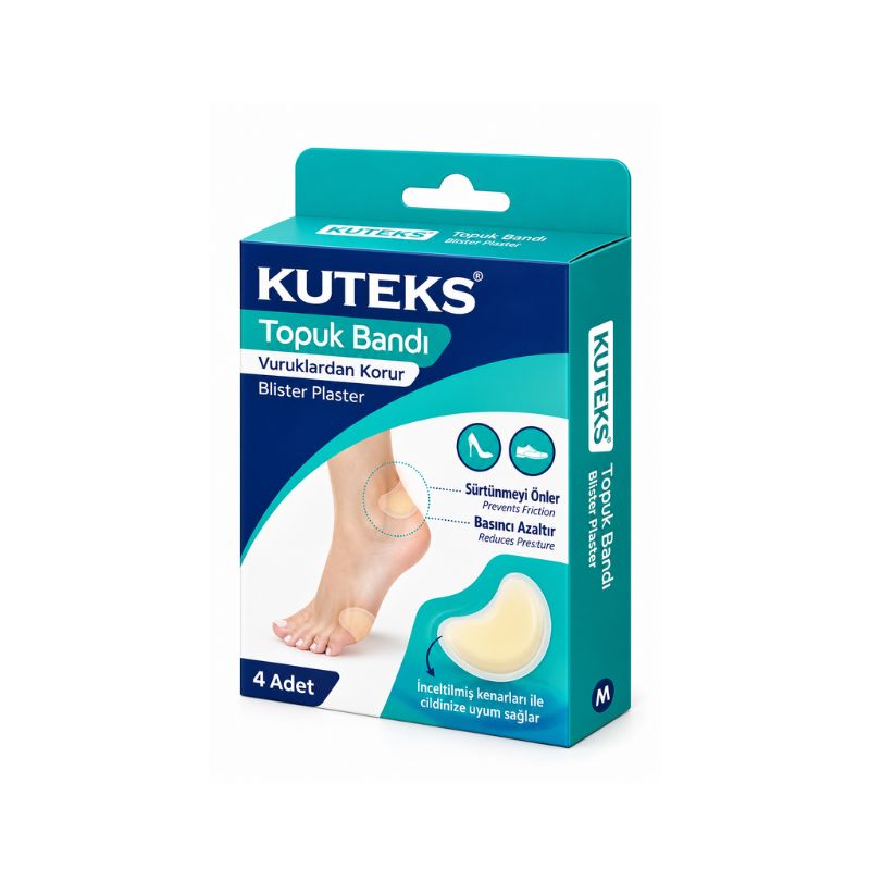 Kuteks Heel Patch 4 Pack for Daily Heel Protection