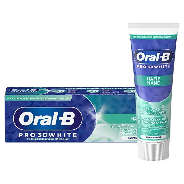 Oral B 3D White Mild Mint Toothpaste - Clinically Proven Whitening & Safe for Enamel Oral B 3D White Toothpaste - Whitening & Safe Oral B toothpaste, 3D White toothpaste, Mild mint toothpaste, Whitening toothpaste, Dentist recommended toothpaste, Oral hygiene, Teeth whitening, Mint flavor toothpaste, Safe for enamel, Daily oral care