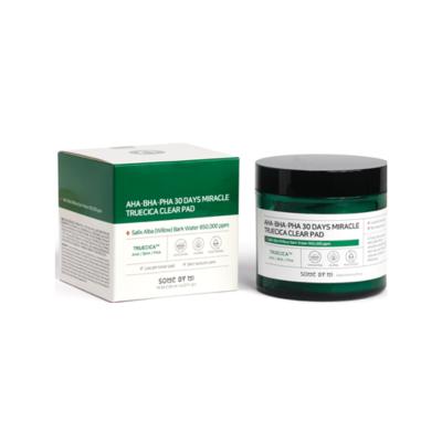 Some By Mi AHA-BHA-PHA 30 Days True Cica Clear Exfoliating Face Pads - Gentle Skincare for Blackheads & Whiteheads Some By Mi AHA-BHA-PHA Exfoliating Face Pads - Gentle Skincare Exfoliating face pads, Gentle skincare products, AHA BHA PHA facial cleanser, Soothing face pads, Low pH skincare, Skincare for blackheads, Skincare for whiteheads, Sensitive skin products, Natural skincare ingredients, Skincare routine essentials