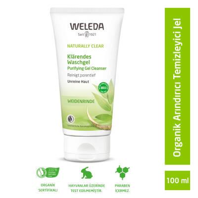 weleda naturally clear cleanser gel 100ml bottle, weleda acne-prone skin cleanser gel texture Weleda Naturally Clear Cleanser Gel - 100 ml | For Oily Skin Weleda Naturally Clear Cleanser Gel | 3.4 fl oz weleda, cleanser-gel, acne-prone-skin, oily-skin, natural-skincare, arındırıcı, facial-cleanser, organic-ingredients, ai-generated, skincare