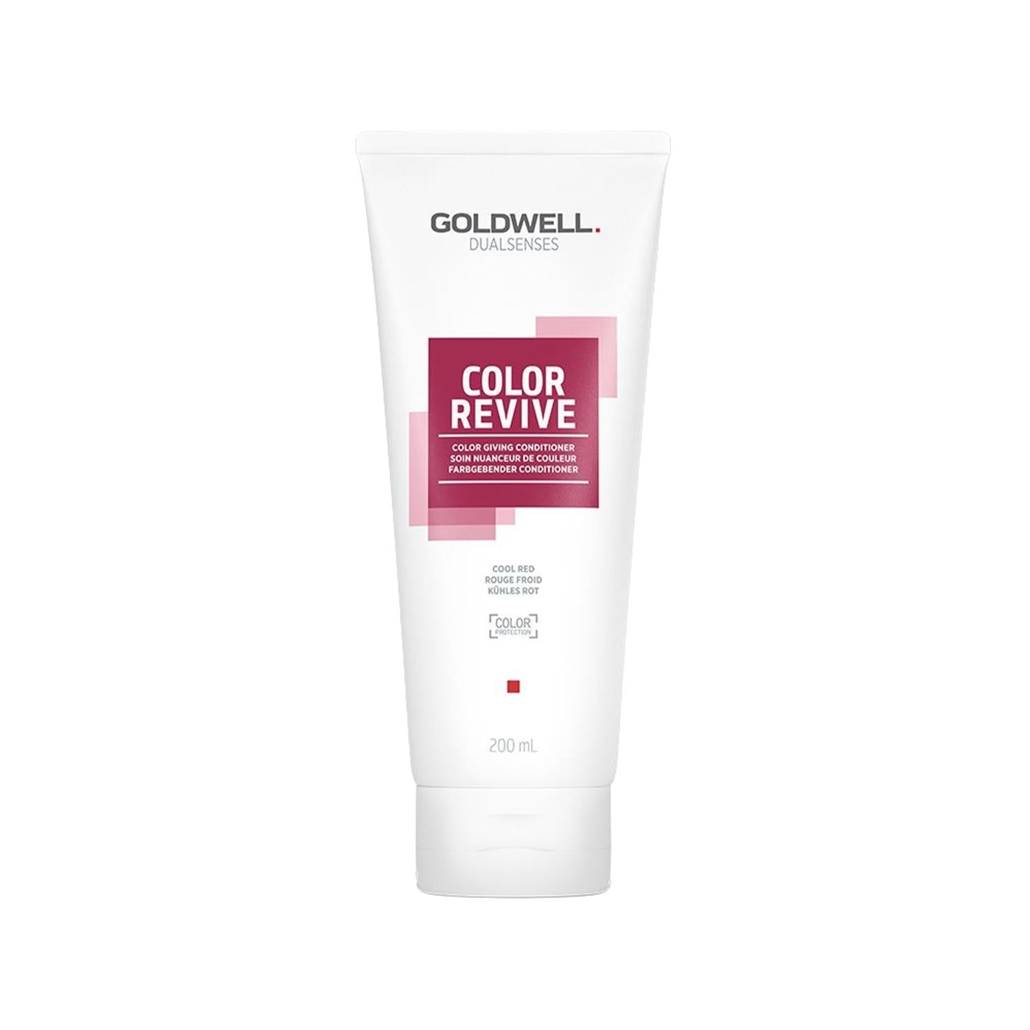 Goldwell Dualsenses Color Revive Cool Red Hair Cream 200ml - Nourishing Colored Hair Care for Vibrant Cool Red Tones Goldwell Color Revive Cool Red Hair Cream - Vibrant Color Care Goldwell Dualsenses, Color Revive, Cool Red hair cream, Colored hair care, Hair nourishment for colored hair, Hair cream, Color preservation, Cool red tones, Nourishing hair care, Color-treated hair products, Hair care for vibrant colors